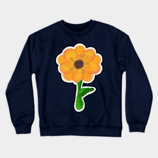 Watwecolor Sunlower Crewneck Sweatshirt